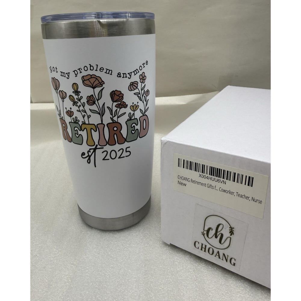 Retirement Gifts For Women 2025 - Retired 2025 Tumbler -Not My Problem Anymore..
